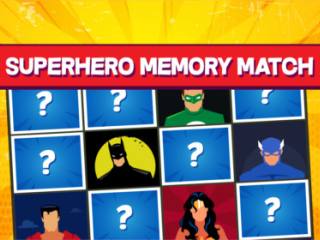 Superhero Memory Match HD